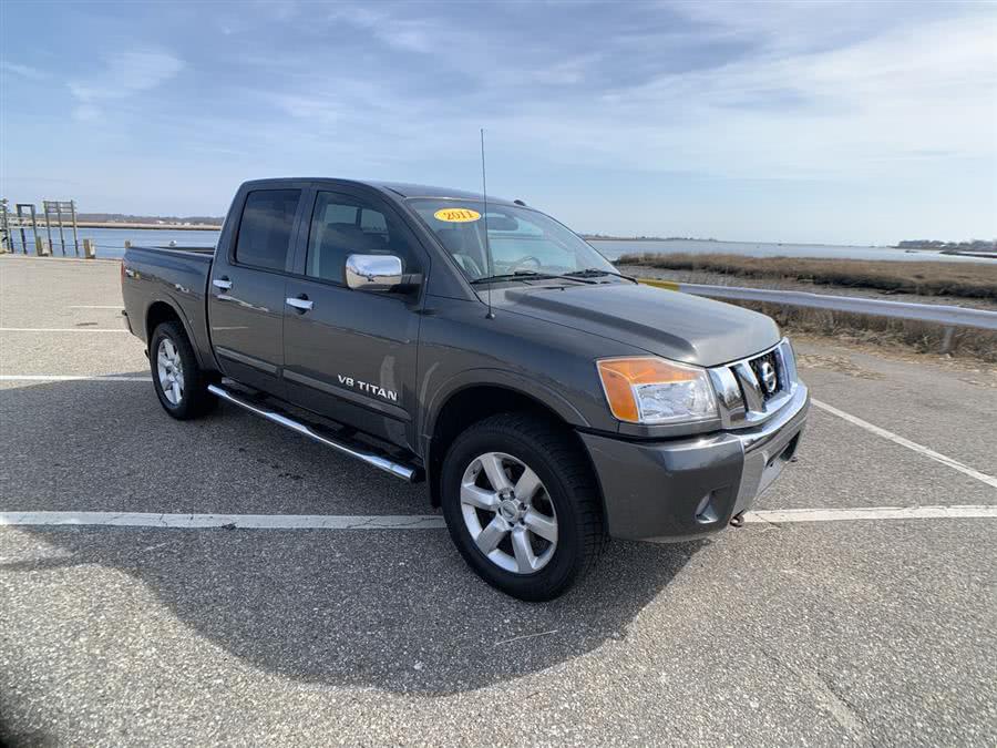 2011 Nissan Titan 4WD Crew Cab SWB SV, available for sale in Stratford, Connecticut | Wiz Leasing Inc. Stratford, Connecticut