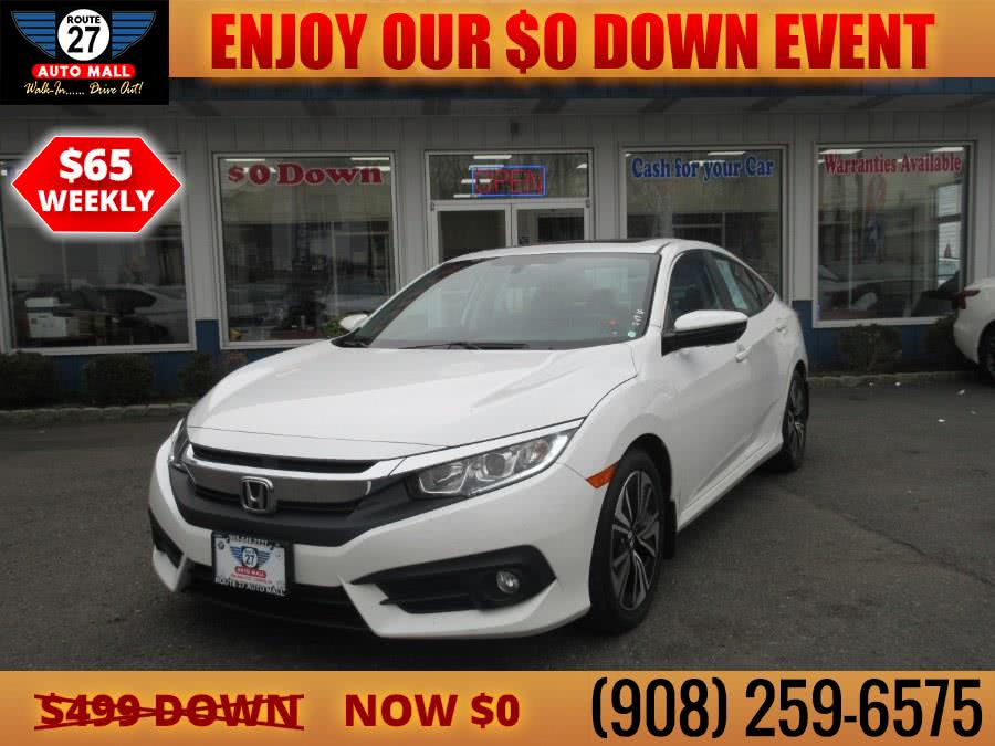 2016 Honda Civic Sedan 4dr CVT EX-T, available for sale in Linden, New Jersey | Route 27 Auto Mall. Linden, New Jersey