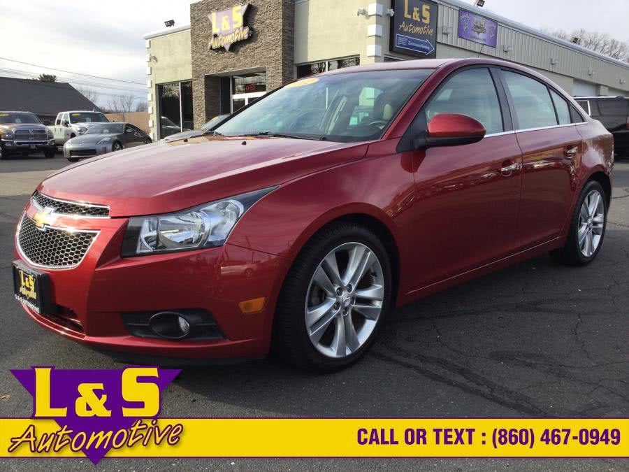 2012 Chevrolet Cruze 4dr Sdn LTZ, available for sale in Plantsville, Connecticut | L&S Automotive LLC. Plantsville, Connecticut