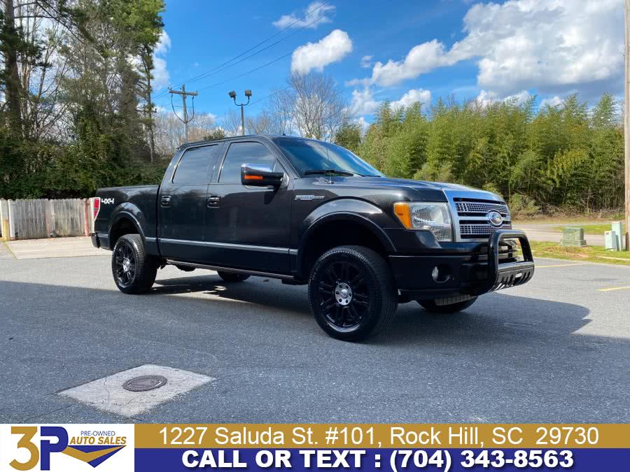 2010 Ford F-150 4WD SuperCrew 145" Platinum, available for sale in Rock Hill, South Carolina | 3 Points Auto Sales. Rock Hill, South Carolina