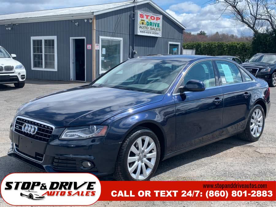 2009 Audi A4 4dr Sdn Auto 2.0T quattro Prem Plus, available for sale in East Windsor, Connecticut | Stop & Drive Auto Sales. East Windsor, Connecticut