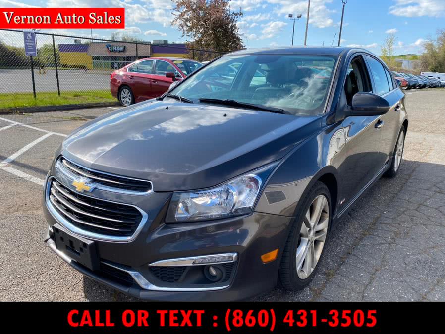 2015 Chevrolet Cruze 4dr Sdn LTZ, available for sale in Manchester, Connecticut | Vernon Auto Sale & Service. Manchester, Connecticut