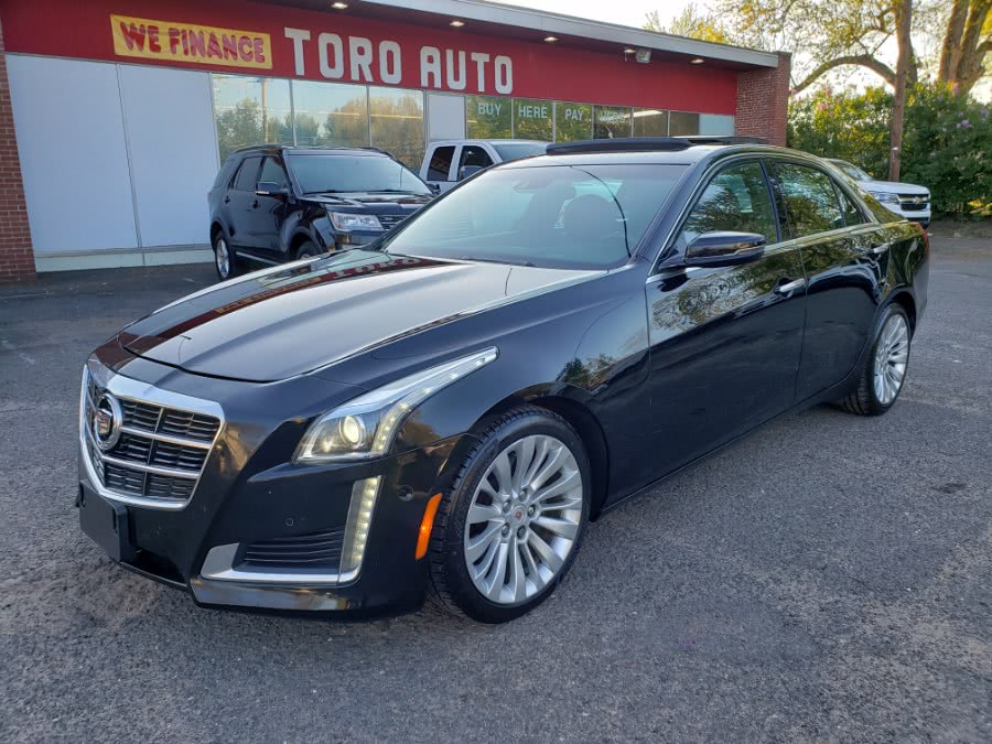 2014 Cadillac CTS Sedan 4dr Sdn 3.6L PREMIUM COLLECTION AWD, available for sale in East Windsor, Connecticut | Toro Auto. East Windsor, Connecticut