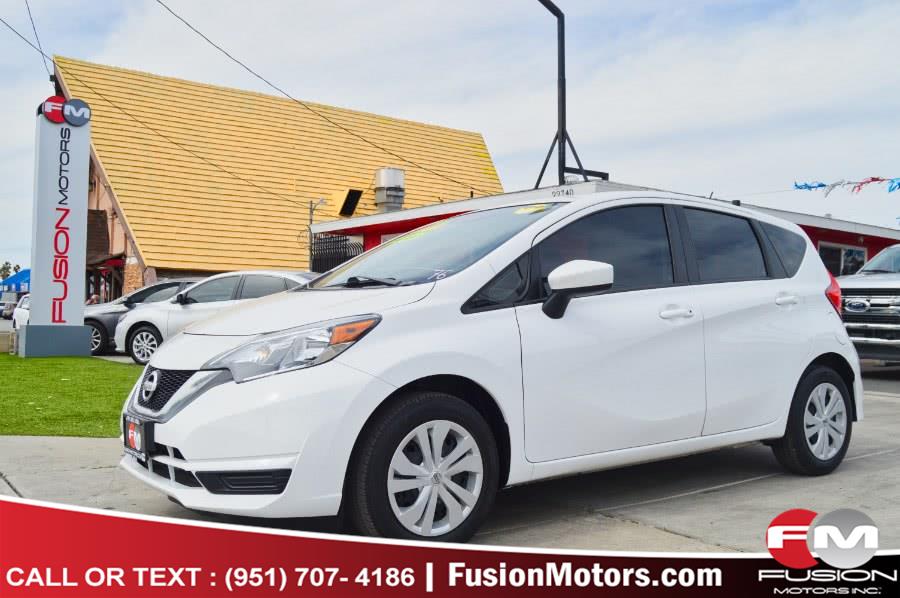 Used Nissan Versa Note SV CVT 2018 | Fusion Motors Inc. Moreno Valley, California