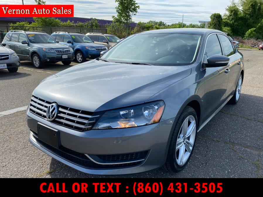 2014 Volkswagen Passat 4dr Sdn 2.0L DSG TDI SE w/Sunroof, available for sale in Manchester, Connecticut | Vernon Auto Sale & Service. Manchester, Connecticut