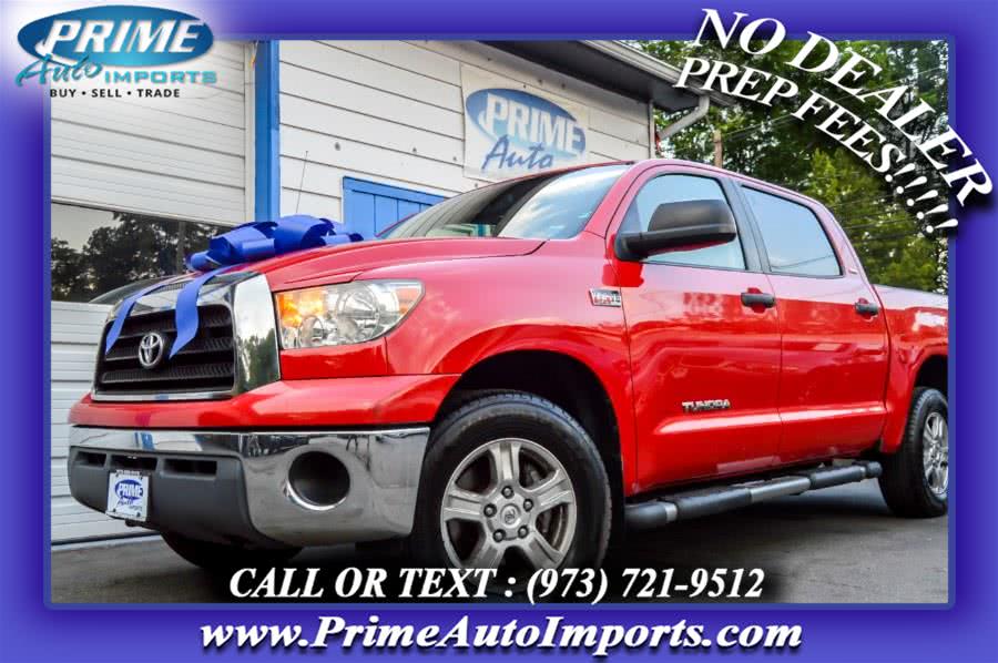 2007 Toyota Tundra 4WD CrewMax 145.7" 5.7L SR5 (Natl), available for sale in Bloomingdale, New Jersey | Prime Auto Imports. Bloomingdale, New Jersey 2007 Toyota Tundra 4WD CrewMax 145.7" 5.7L SR5 (Natl), available for sale in Bloomingdale, New Jersey | Prime Auto Imports. Bloomingdale, New Jersey