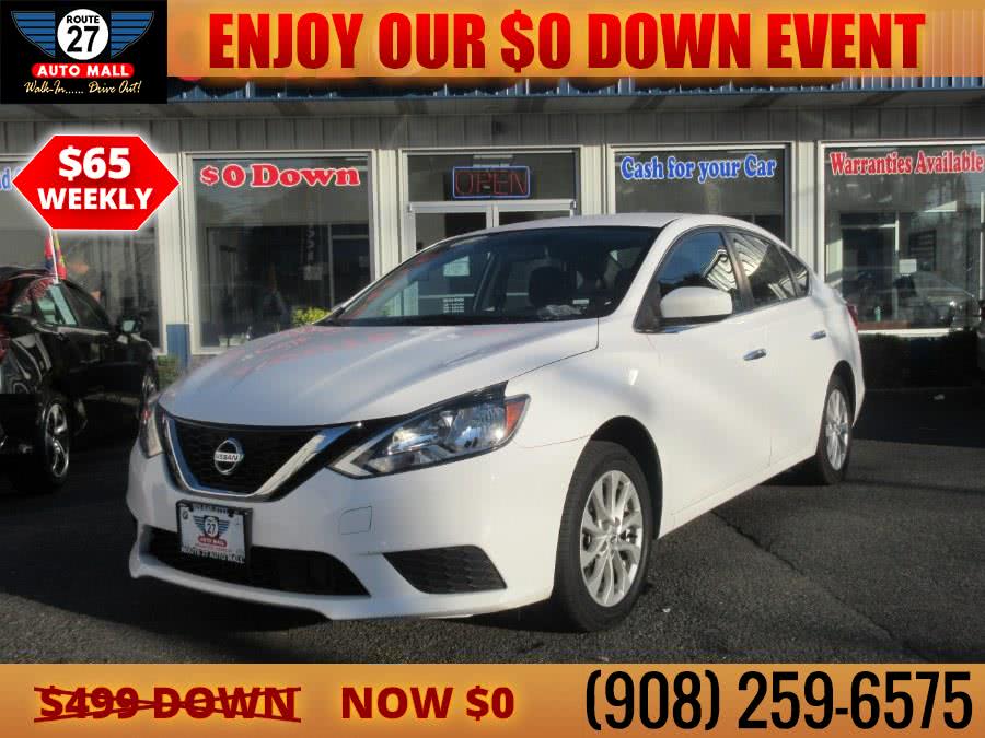 2018 Nissan Sentra SV CVT, available for sale in Linden, New Jersey | Route 27 Auto Mall. Linden, New Jersey