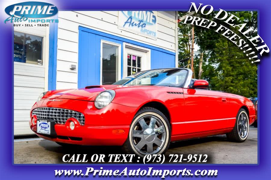 2002 Ford Thunderbird 2dr Conv w/Hardtop Deluxe, available for sale in Bloomingdale, New Jersey | Prime Auto Imports. Bloomingdale, New Jersey 2002 Ford Thunderbird 2dr Conv w/Hardtop Deluxe, available for sale in Bloomingdale, New Jersey | Prime Auto Imports. Bloomingdale, New Jersey