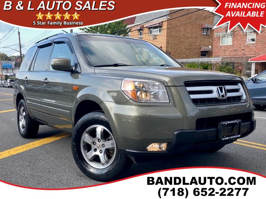 2008 Honda Pilot 4WD 4dr EX-L with NAV, available for sale in Bronx, New York | B & L Auto Sales LLC. Bronx, New York