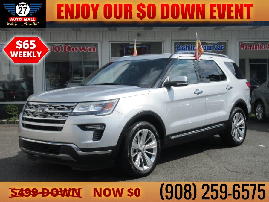 2019 Ford Explorer Limited 4WD, available for sale in Linden, New Jersey | Route 27 Auto Mall. Linden, New Jersey