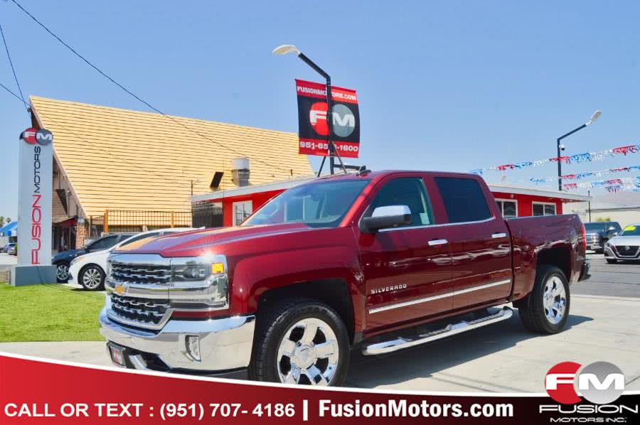 2016 Chevrolet Silverado 1500 2WD Crew Cab 143.5" LTZ w/1LZ, available for sale in Moreno Valley, California | Fusion Motors Inc. Moreno Valley, California