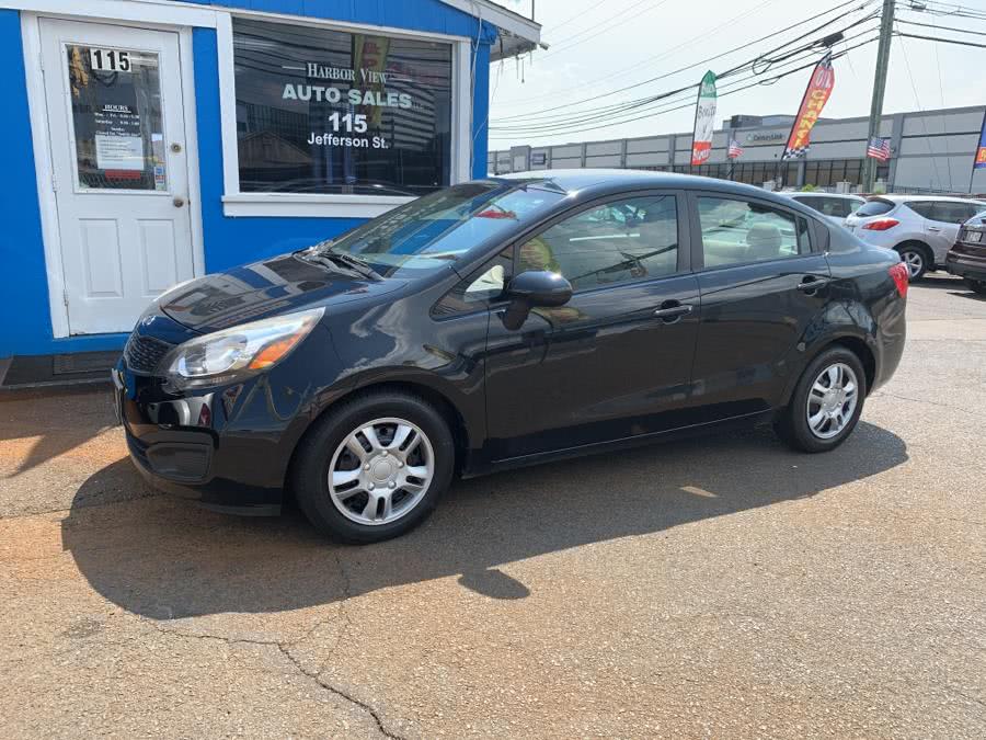 2012 Kia Rio 4dr Sdn Auto LX, available for sale in Stamford, Connecticut | Harbor View Auto Sales LLC. Stamford, Connecticut