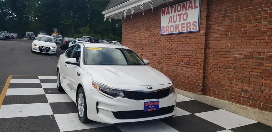 2016 Kia Optima 4dr Sdn LX, available for sale in Waterbury, Connecticut | National Auto Brokers, Inc.. Waterbury, Connecticut