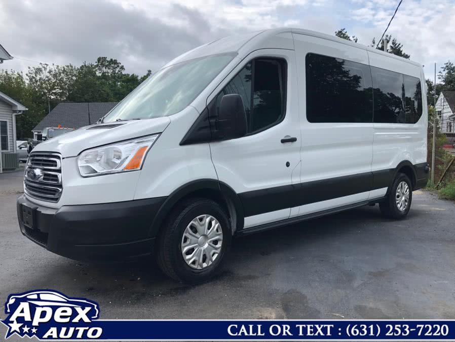 2019 Ford Transit Passenger Wagon T-350 148" Med Roof XLT Sliding RH Dr, available for sale in Selden, New York | Apex Auto. Selden, New York
