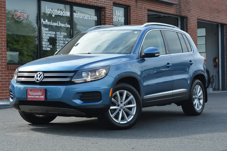 2017 Volkswagen Tiguan 2.0T Wolfsburg Edition 4MOTION, available for sale in ENFIELD, Connecticut | Longmeadow Motor Cars. ENFIELD, Connecticut