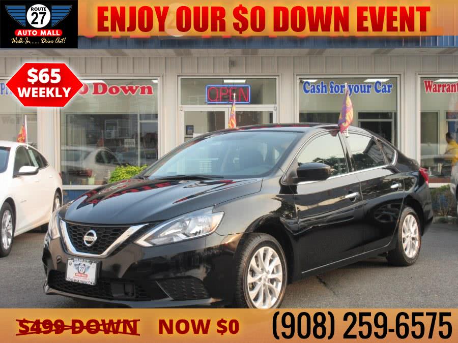 2018 Nissan Sentra SV CVT, available for sale in Linden, New Jersey | Route 27 Auto Mall. Linden, New Jersey