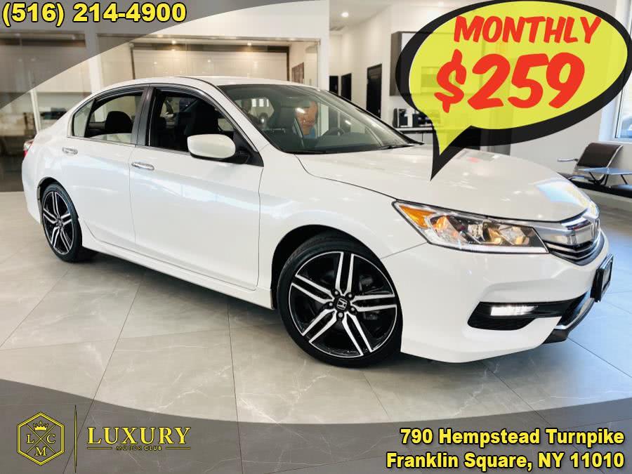 2017 Honda Accord Sedan Sport CVT, available for sale in Franklin Square, New York | Luxury Motor Club. Franklin Square, New York