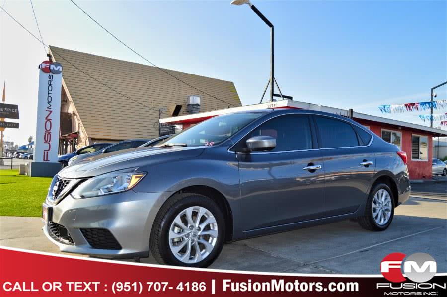 2018 Nissan Sentra SV CVT, available for sale in Moreno Valley, California | Fusion Motors Inc. Moreno Valley, California