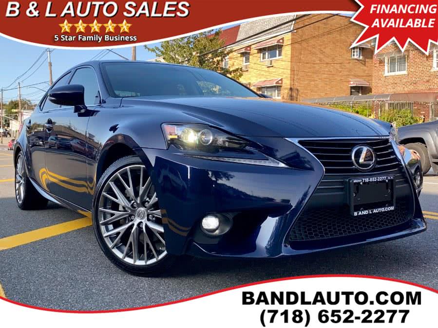 2015 Lexus IS 250 4dr Sport Sedan AWD, available for sale in Bronx, New York | B & L Auto Sales LLC. Bronx, New York