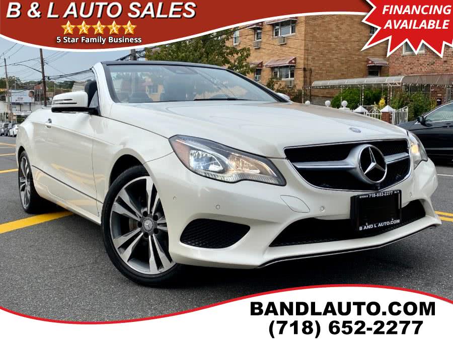 2014 Mercedes-Benz E-Class 2dr Cabriolet E 350 RWD, available for sale in Bronx, New York | B & L Auto Sales LLC. Bronx, New York