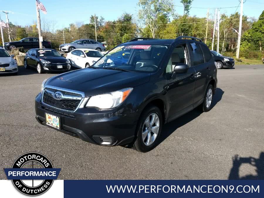 2015 Subaru Forester 4dr CVT 2.5i Premium PZEV, available for sale in Wappingers Falls, New York | Performance Motor Cars. Wappingers Falls, New York