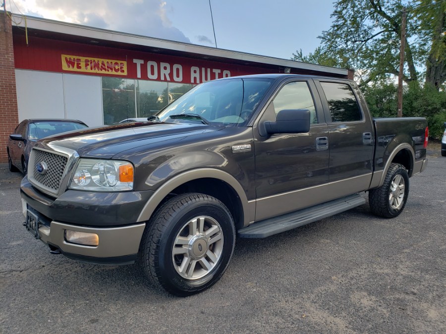 2005 Ford F-150 Lariat 4WD Super Crew 5.4 V8 Leather DVD, available for sale in East Windsor, Connecticut | Toro Auto. East Windsor, Connecticut
