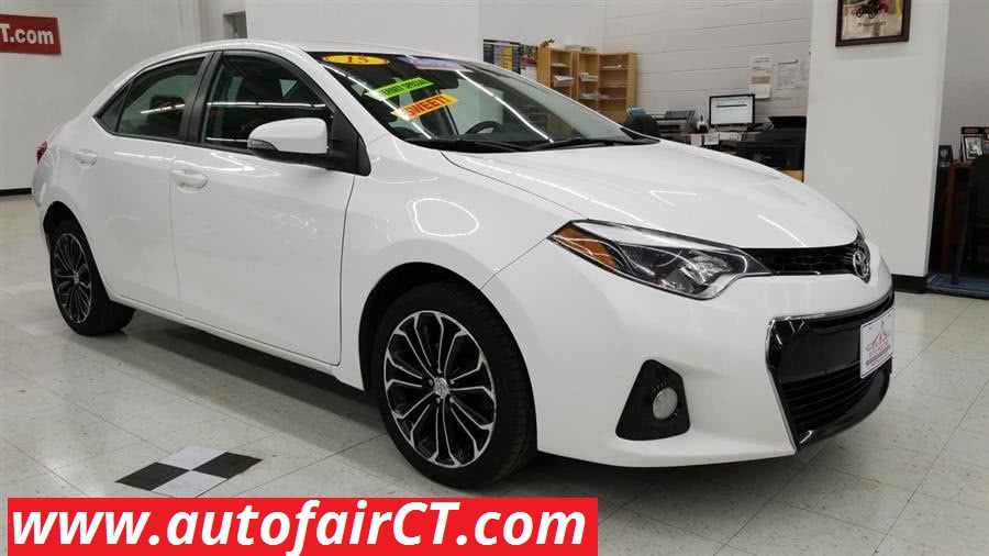2015 Toyota Corolla 4dr Sdn CVT S Plus (Natl), available for sale in West Haven, Connecticut | Auto Fair Inc.. West Haven, Connecticut