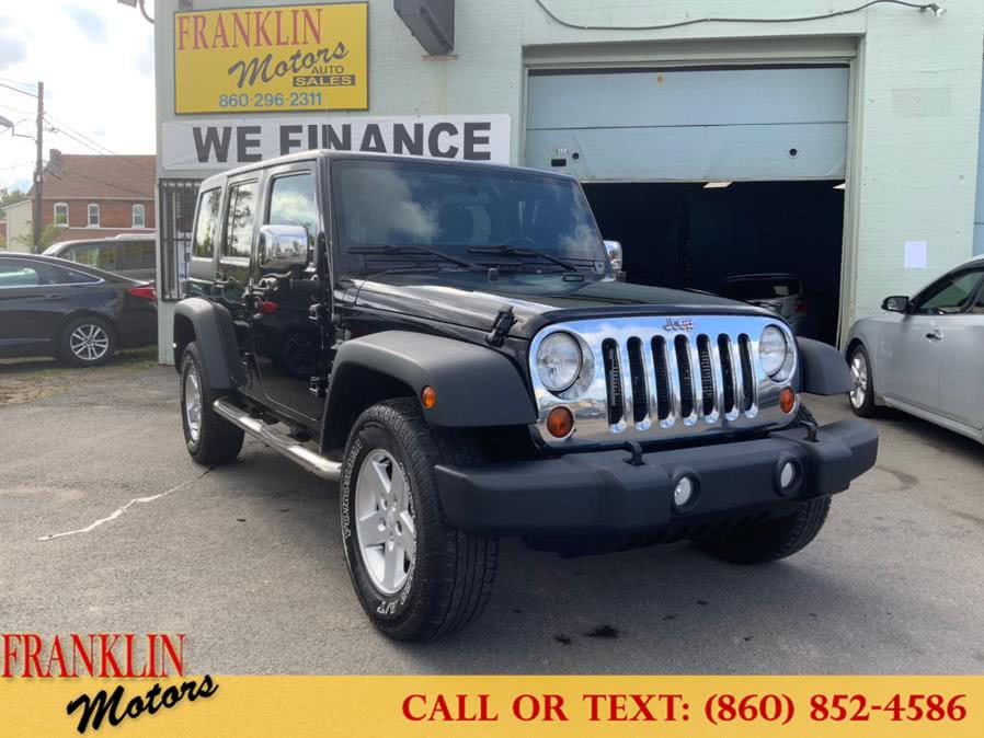 2012 Jeep Wrangler Unlimited 4WD 4dr Sport, available for sale in Hartford, Connecticut | Franklin Motors Auto Sales LLC. Hartford, Connecticut