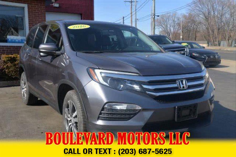2016 Honda Pilot EX-L Sport Utility 4D, available for sale in New Haven, Connecticut | Boulevard Motors LLC. New Haven, Connecticut