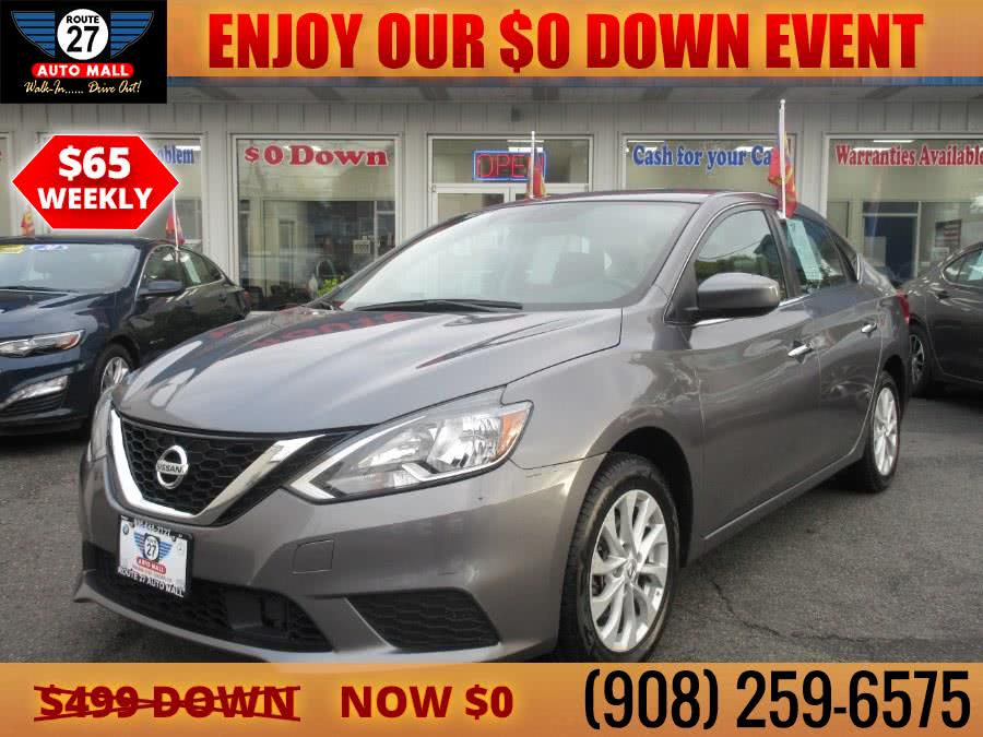 2018 Nissan Sentra SV CVT, available for sale in Linden, New Jersey | Route 27 Auto Mall. Linden, New Jersey