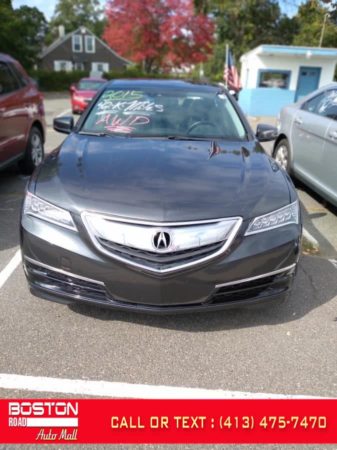 2015 Acura TLX 4dr Sdn SH-AWD V6 Tech, available for sale in Springfield, Massachusetts | Boston Road Auto. Springfield, Massachusetts