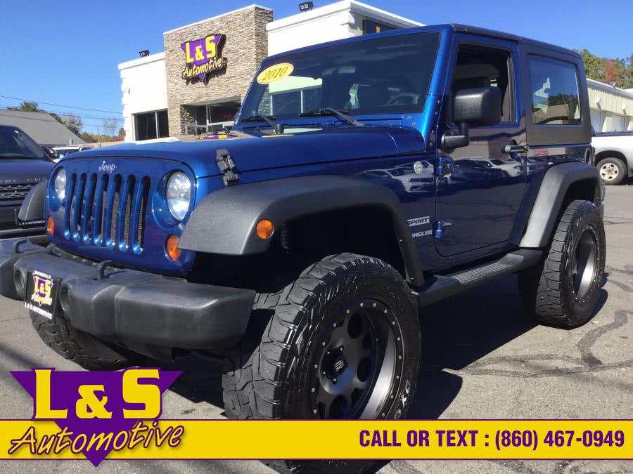 2010 Jeep Wrangler 4WD 2dr Sport, available for sale in Plantsville, Connecticut | L&S Automotive LLC. Plantsville, Connecticut