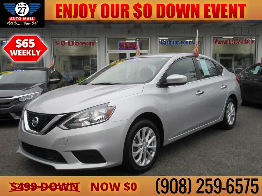 2019 Nissan Sentra SV CVT, available for sale in Linden, New Jersey | Route 27 Auto Mall. Linden, New Jersey
