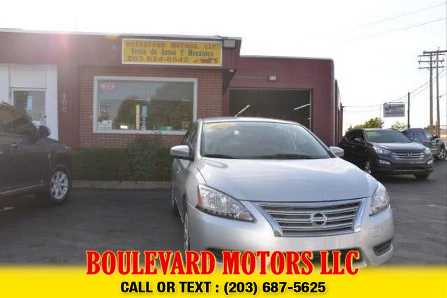 2015 Nissan Sentra S Sedan 4D, available for sale in New Haven, Connecticut | Boulevard Motors LLC. New Haven, Connecticut