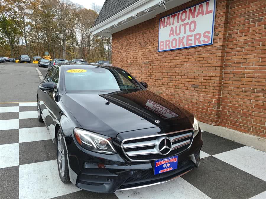 2017 Mercedes-Benz E-Class E 300 Luxury 4MATIC Sedan, available for sale in Waterbury, Connecticut | National Auto Brokers, Inc.. Waterbury, Connecticut