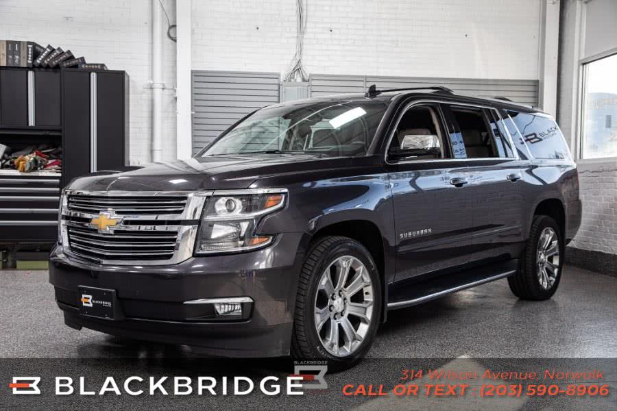 2017 Chevrolet Suburban 4WD 4dr 1500 Premier, available for sale in Norwalk, Connecticut | Black Bridge Motors, LLC. Norwalk, Connecticut