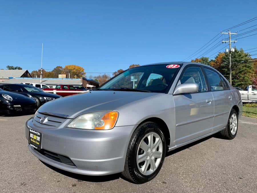 2003 Honda Civic 4dr Sdn EX Auto, available for sale in South Windsor, Connecticut | Mike And Tony Auto Sales, Inc. South Windsor, Connecticut
