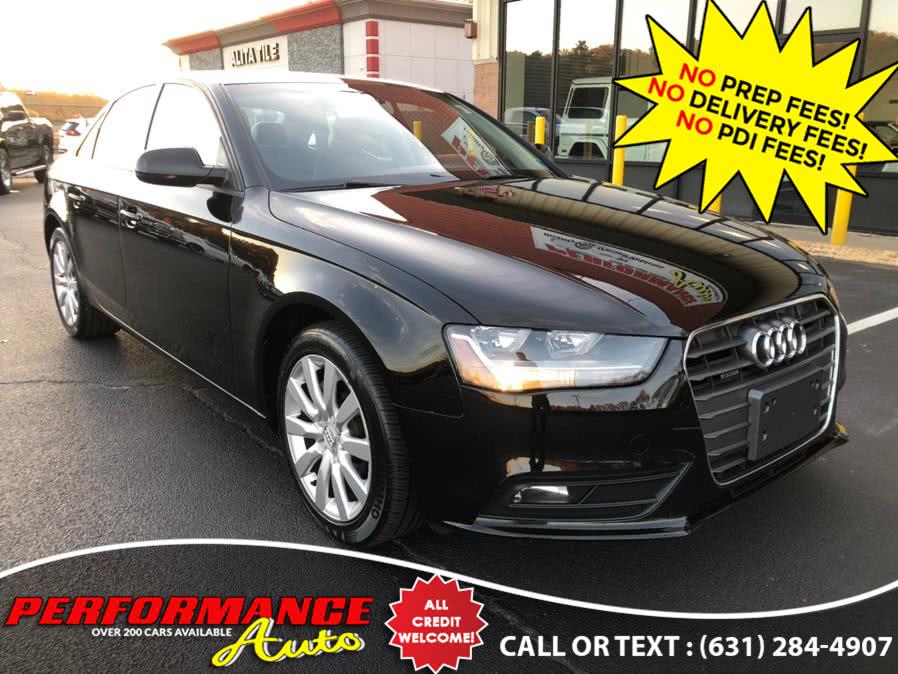 2013 Audi A4 4dr Sdn Auto quattro 2.0T Premium, available for sale in Bohemia, New York | Performance Auto Inc. Bohemia, New York