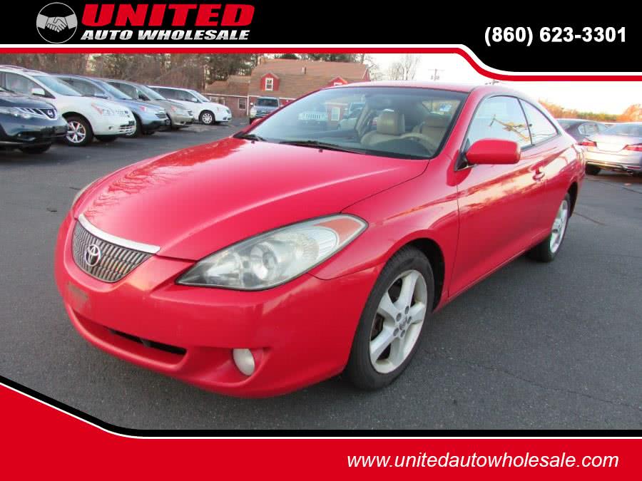2005 Toyota Camry Solara 2dr Cpe SLE V6 Auto (Natl), available for sale in East Windsor, Connecticut | United Auto Sales of E Windsor, Inc. East Windsor, Connecticut