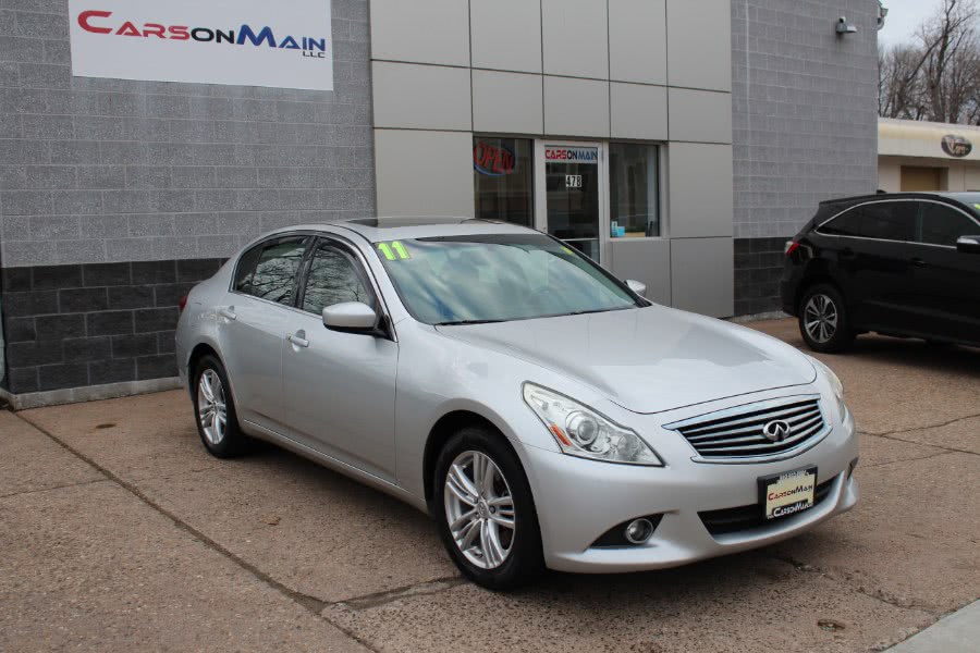 2011 Infiniti G37 Sedan 4dr x AWD, available for sale in Manchester, Connecticut | Carsonmain LLC. Manchester, Connecticut