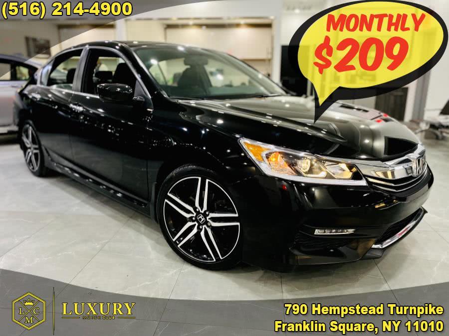 2017 Honda Accord Sedan Sport CVT, available for sale in Franklin Square, New York | Luxury Motor Club. Franklin Square, New York