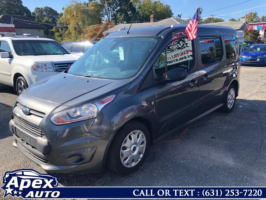 2017 Ford Transit Connect Wagon XLT LWB w/Rear Symmetrical Doors, available for sale in Selden, New York | Apex Auto. Selden, New York
