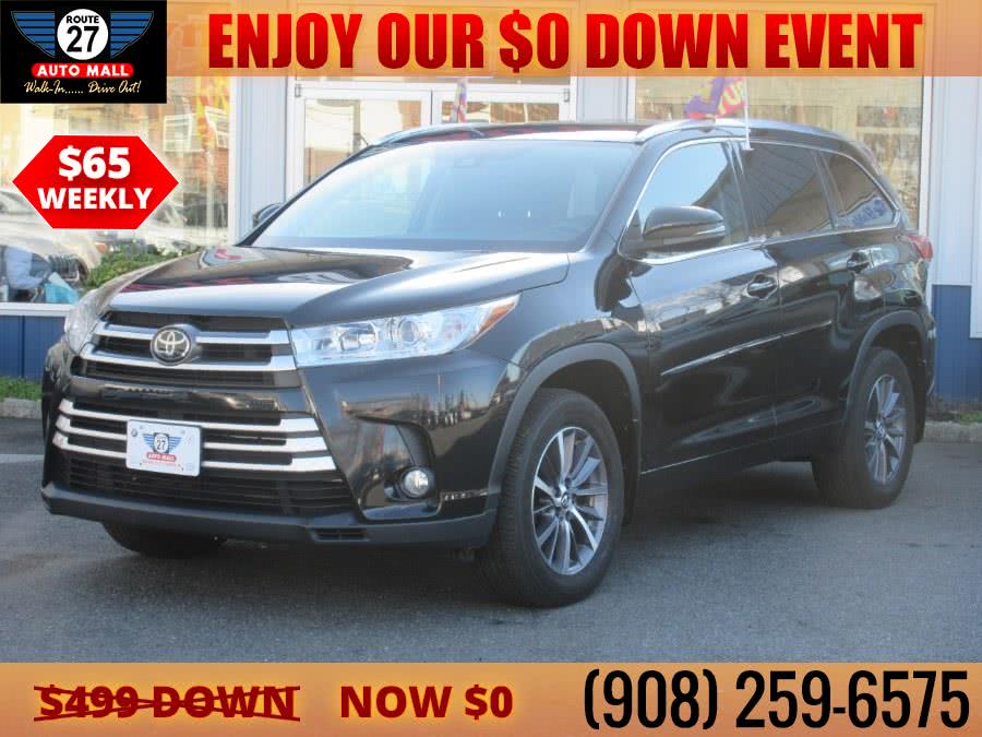 2017 Toyota Highlander XLE V6 AWD (Natl), available for sale in Linden, New Jersey | Route 27 Auto Mall. Linden, New Jersey