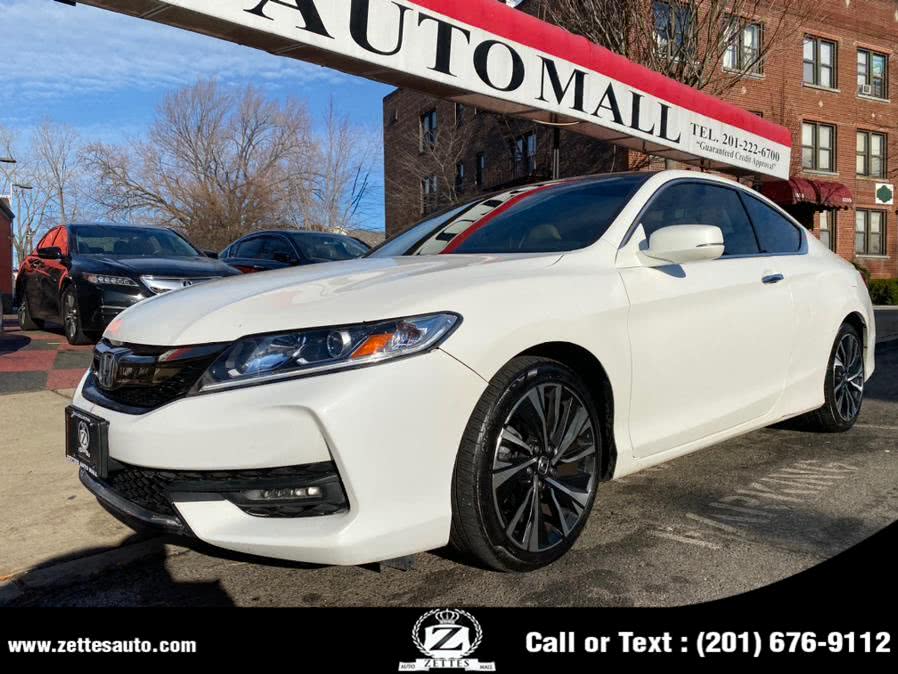 2016 Honda Accord Coupe 2dr I4 CVT EX-L, available for sale in Jersey City, New Jersey | Zettes Auto Mall. Jersey City, New Jersey
