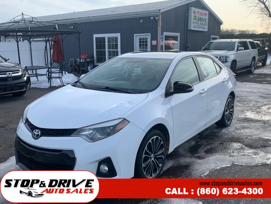2015 Toyota Corolla 4dr Sdn CVT LE (Natl), available for sale in East Windsor, Connecticut | Stop & Drive Auto Sales. East Windsor, Connecticut