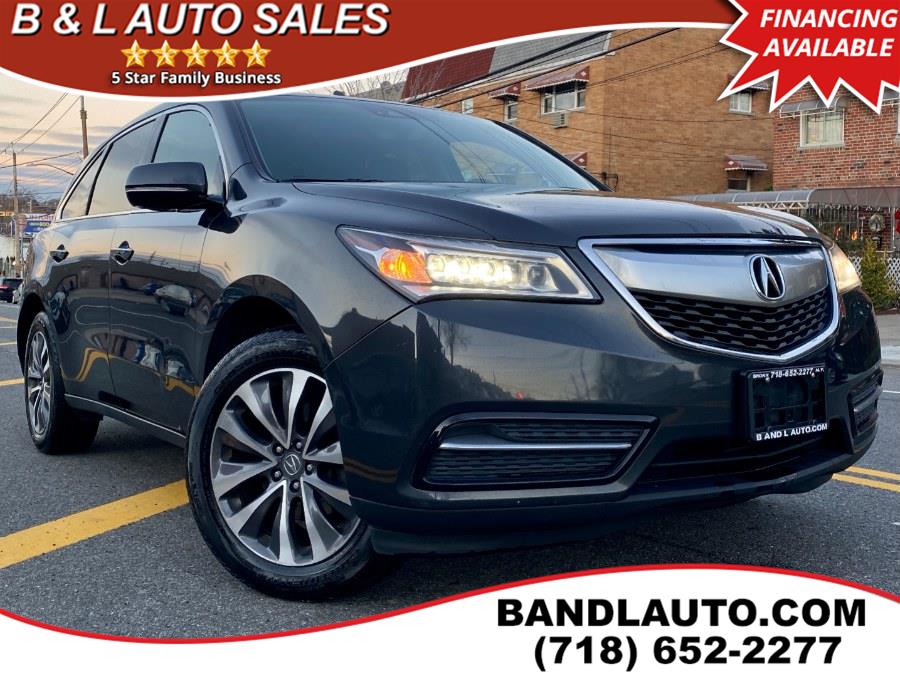 2016 Acura MDX SH-AWD 4dr w/Tech/AcuraWatch Plus, available for sale in Bronx, New York | B & L Auto Sales LLC. Bronx, New York