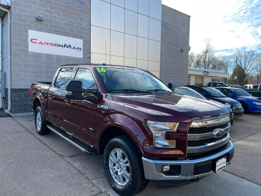 2016 Ford F-150 4WD SuperCrew 157" Lariat, available for sale in Manchester, Connecticut | Carsonmain LLC. Manchester, Connecticut