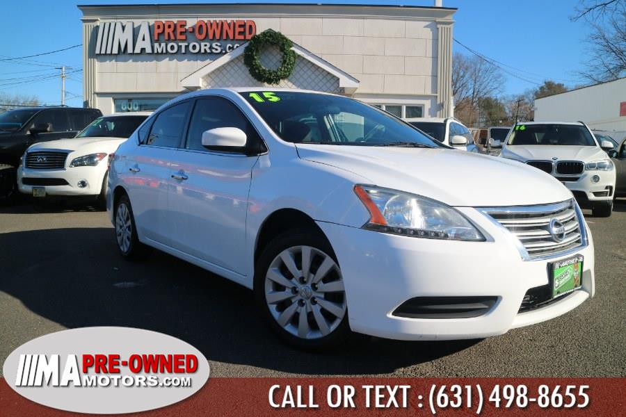 2015 Nissan Sentra 4dr Sdn I4 CVT S, available for sale in Huntington Station, New York | M & A Motors. Huntington Station, New York