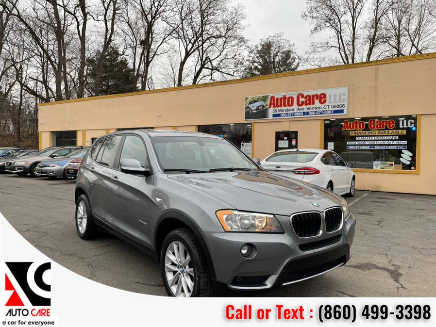 2013 BMW X3 AWD 4dr xDrive28i, available for sale in Vernon, Connecticut | Auto Care Motors. Vernon, Connecticut