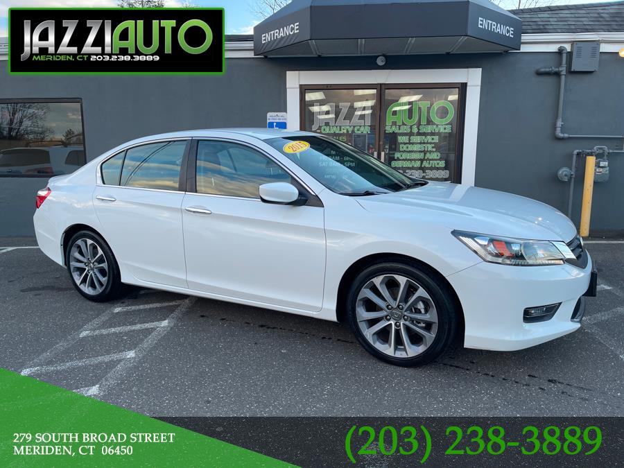 2015 Honda Accord Sedan 4dr I4 CVT Sport, available for sale in Meriden, Connecticut | Jazzi Auto Sales LLC. Meriden, Connecticut